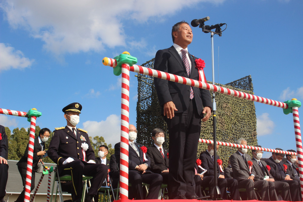 姫路駐屯地創立７１周年記念行事に参加いたしました。
