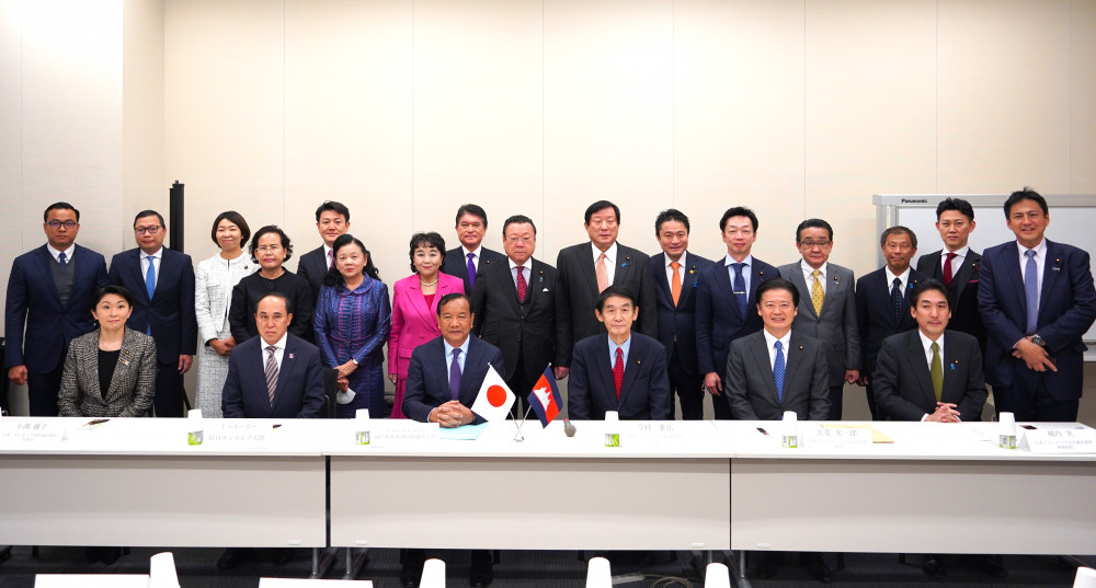 日本・カンボジア友好議員連盟総会に参加いたしました。
