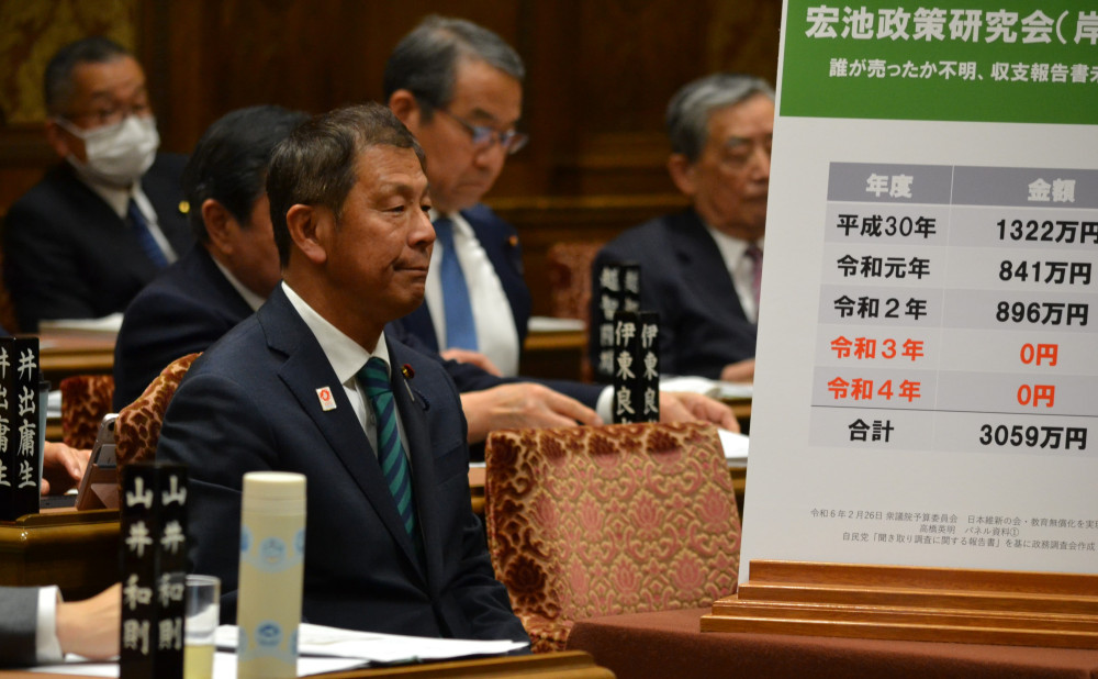 予算委員会にて、髙橋英明代議士の質疑でパネル持ちを担当いたしました。