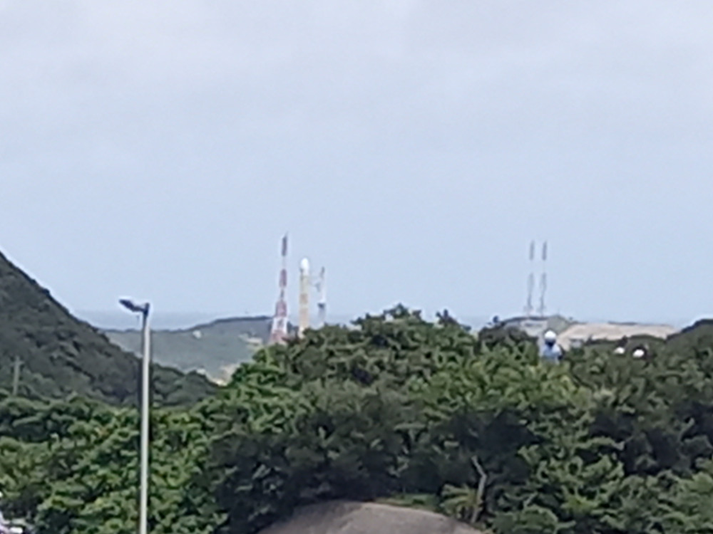 H3ロケット3号機の打上げを視察いたしました。