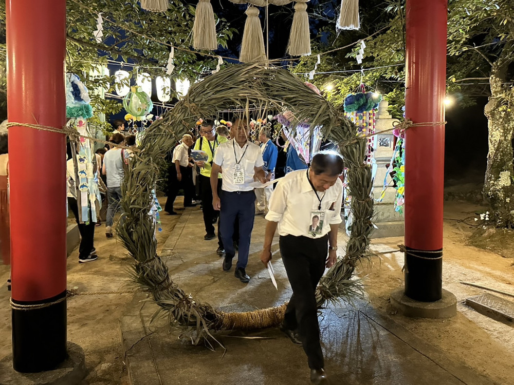 板宿八幡神社の夏祭りにて！