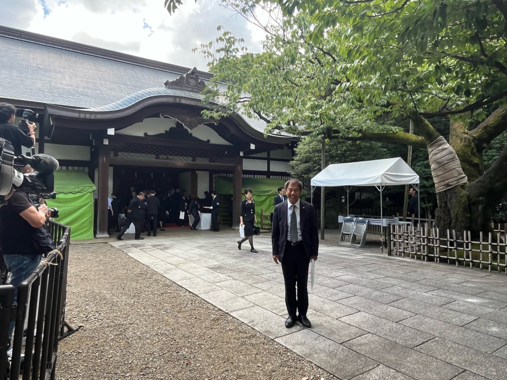 8月15日 靖国神社に正式参拝いたしました。