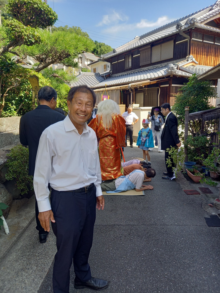 垂水区内の地域のお祭りにて