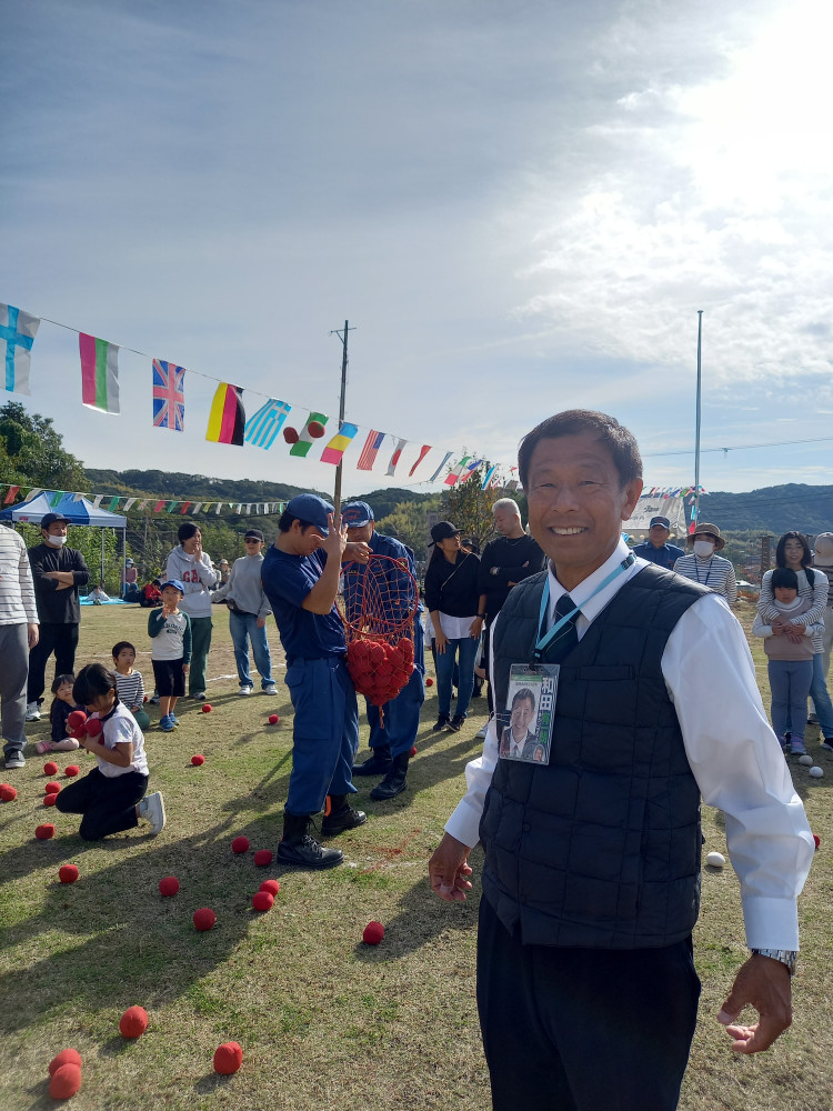 日曜日に多井畑地区の運動会に出席いたしました。