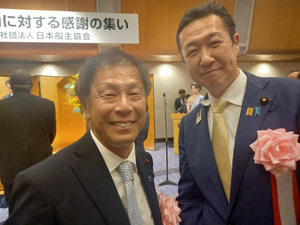 海賊対処活動に対する感謝の集いに出席いたしました。