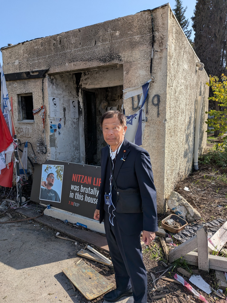 ①超党派の議員団でイスラエルを訪問いたしました。