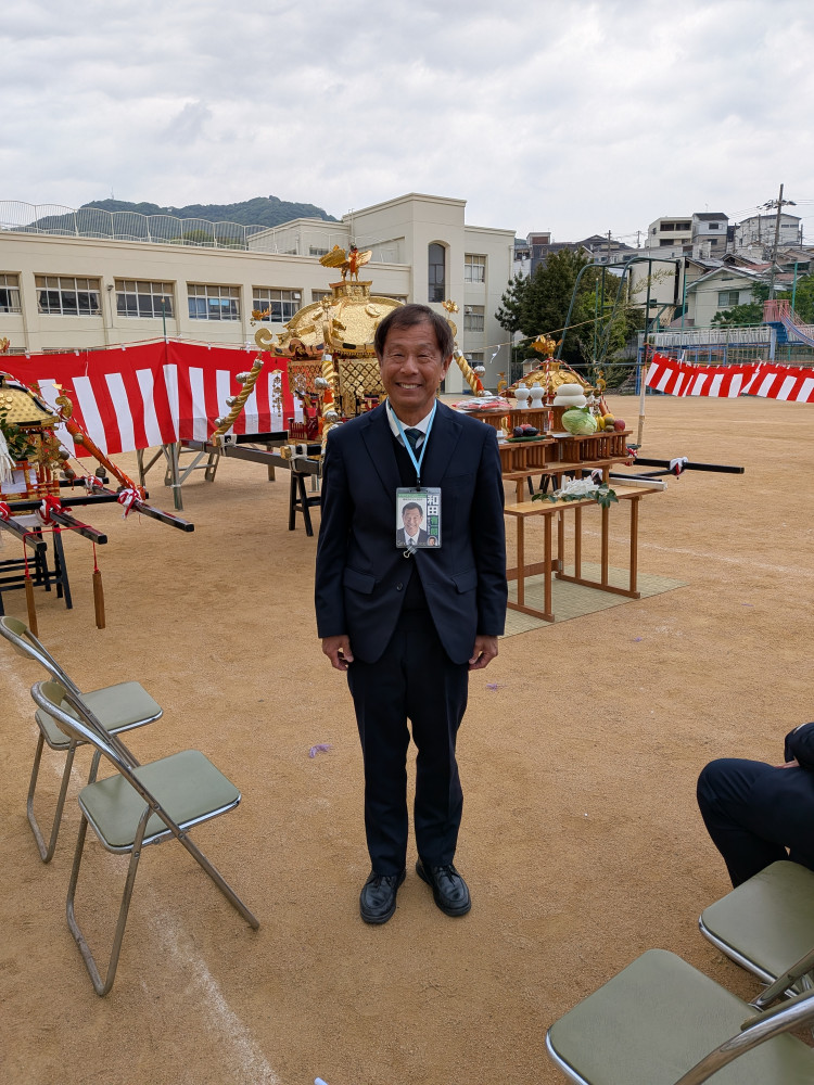 板宿八幡神社の春の例大祭に参列いたしました。