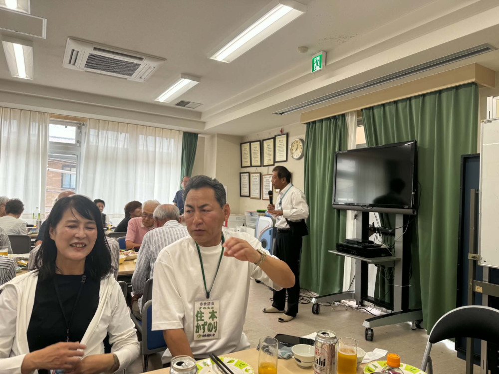 須磨区若草地区給食会に参加しました