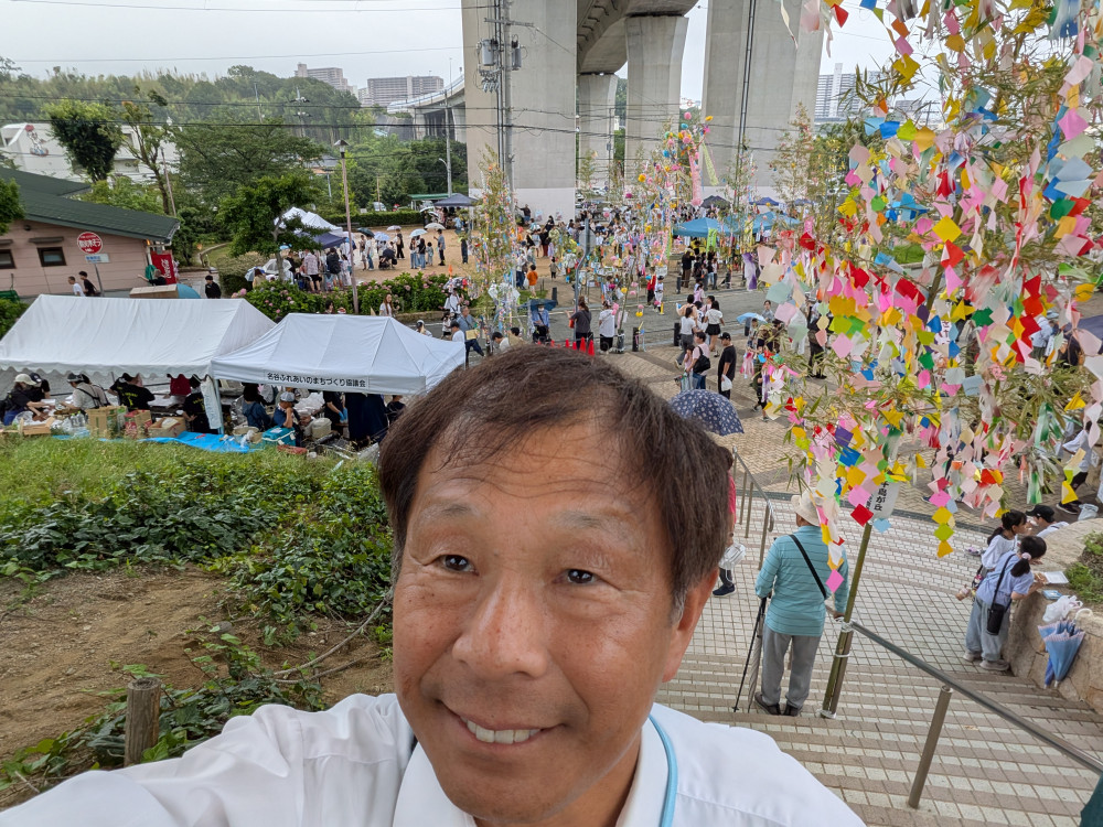 名谷地区(垂水区側)七夕まつりに参加