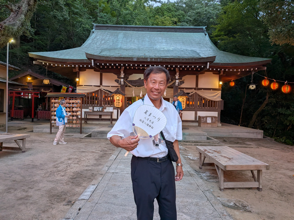 板宿八幡神社の夏祭に参列いたしました。