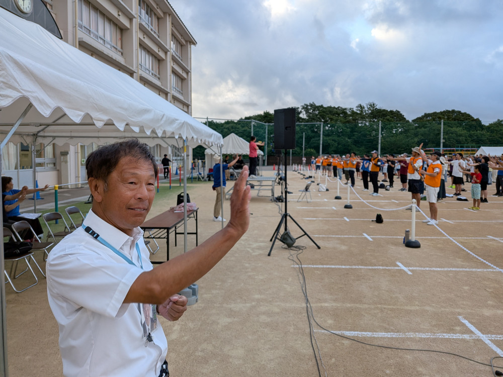 ラジオ体操夏季全国巡回体操会に参加!