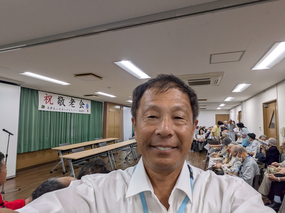 各地の敬老会に出席し長寿をお祝いしました!