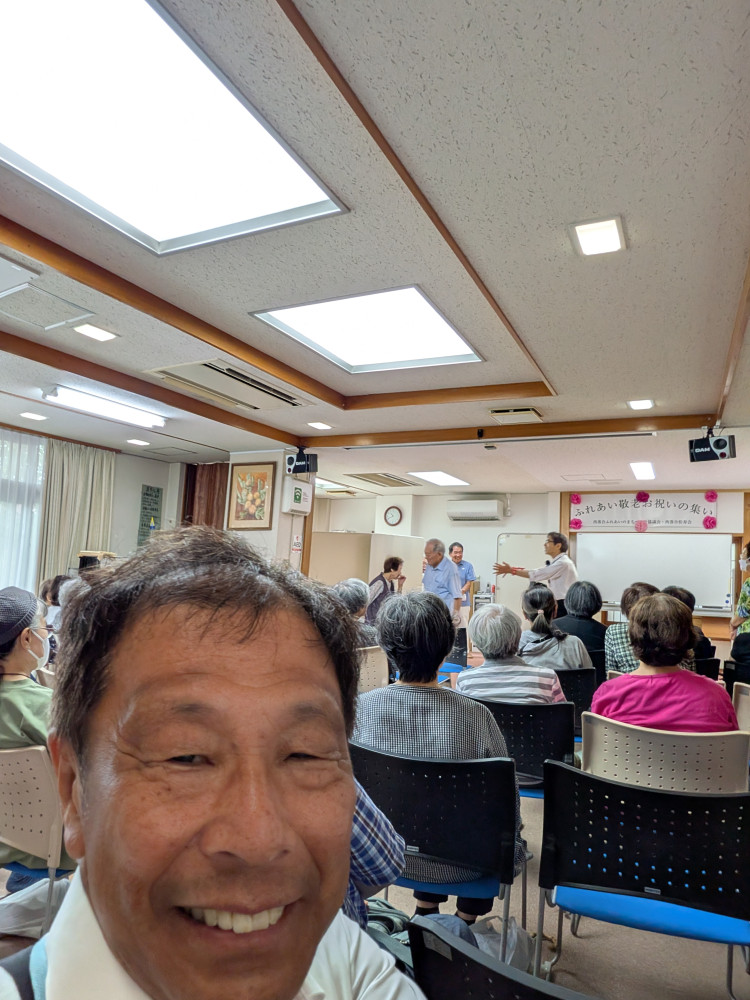 シルバーウィークが始まり各地で敬老の集会がありお祝いに駆け付けました!